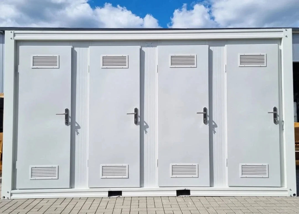 XXL Toilettencontainer mit 8 Kabinen für Veranstaltungen