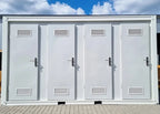XXL Toilettencontainer mit 8 Kabinen für Veranstaltungen
