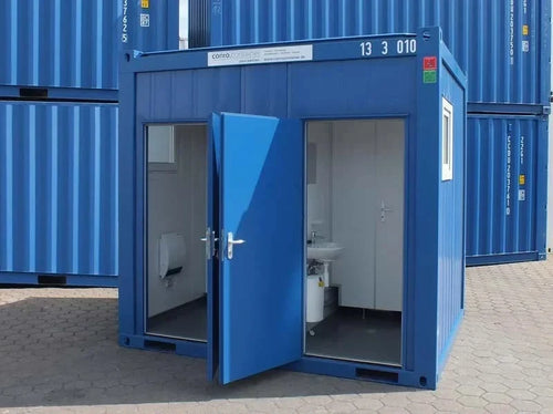 10‘ Damen / Herren-WC-Container