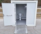 Behinderten Toilette - WC Container mit Rampe - barrierefrei