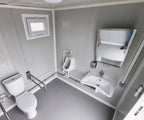 Behinderten Toilette - WC Container mit Rampe - barrierefrei