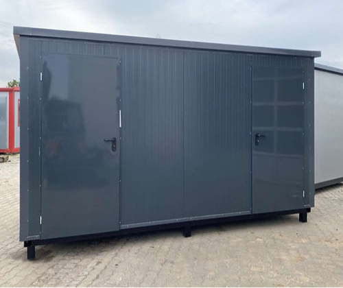 4x2M SANITÄRCONTAINER DOPPEL-WC MIT DUSCHE